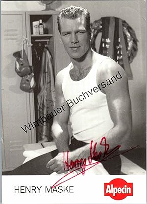 Original Autogramm Henry Maske Boxer *1964 /// Autogramm Autograph signiert signed signee