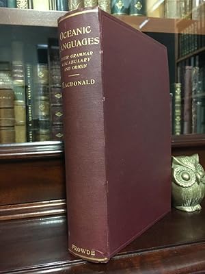 Image du vendeur pour The Oceanic Languages Their Grammatical Structure Vocabulary, and Origin. mis en vente par Time Booksellers