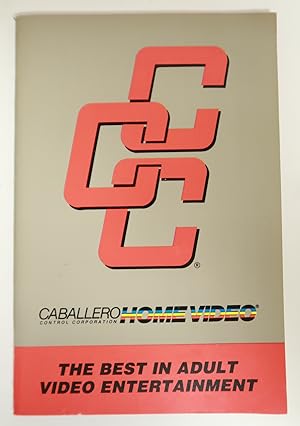 Caballero Home Video Adult Entertainment Vintage Booklet Catalog