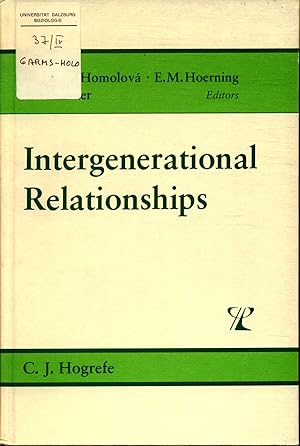 Seller image for Intergenerational Relationships for sale by avelibro OHG