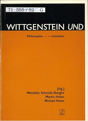 Bild des Verkufers fr Wittgenstein und zum Verkauf von avelibro OHG