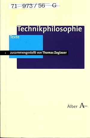 Bild des Verkufers fr Technikphilosophie: Texte Band 12 zum Verkauf von avelibro OHG