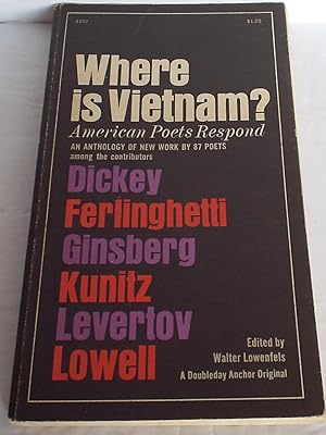 Imagen del vendedor de WHERE Is VIETNAM? American Poets Respond a la venta por The Wild Muse