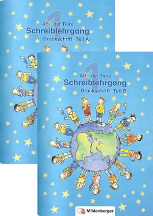 Bild des Verkufers fr ABC der Tiere 1 - Schreiblehrgang Erstausgabe: Teil A und B, Druckschrift: 1. Schuljahr Schreiblehrgang. Teil A und B zum Verkauf von Express-Buchversand