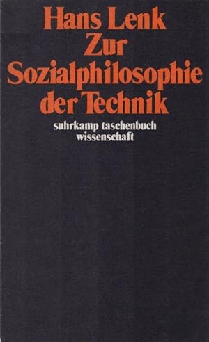 Imagen del vendedor de Zur Sozialphilosophie der Technik. Suhrkamp-Taschenbuch Wissenschaft ; 414 a la venta por Schrmann und Kiewning GbR