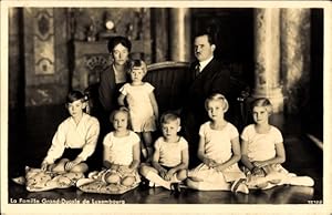 Ansichtskarte / Postkarte Adel Luxemburg, Felix von Bourbon-Parma, Großherzogin Charlotte, Kinder