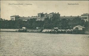 Ansichtskarte Kiel Friedrichsort Kaserne Marineschule 1927 (Nr.9754) -II