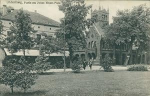 Ansichtskarte Oldenburg Partie am Julius Mosen-Platz um 1910 (Nr.9796)