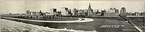 Seller image for Panoramic View of Lake Front from Randolph to 12th Street Chicago. - Early 20th century postcard view of Chicago's Lake Front and South Loop. for sale by Curtis Wright Maps