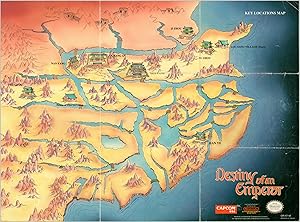 Seller image for Destiny of an Emperor - Key Locations for the popular RPG game, Destiny of an Emperor. for sale by Curtis Wright Maps