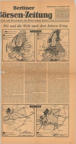 Seller image for [We and the World After Three Years of War] The noose begins to encircle the Third Reich. for sale by Curtis Wright Maps