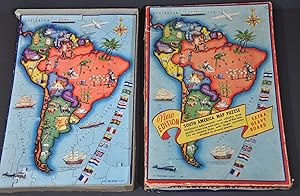 Seller image for South America Map Puzzle - Educating children about South American culture and geography in the 1940s. for sale by Curtis Wright Maps