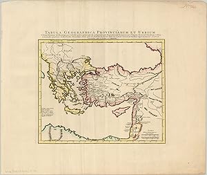 Seller image for Tabula Geographica Prvinciarum et Urbium - Gorgeous re-issue of Delisle's map of the Eastern Roman Empire. for sale by Curtis Wright Maps