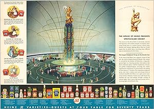 Heinz Exhibit 1939 New York World's Fair Heinz advertising for all 57 brands at the New York Worl...