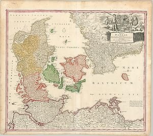 Seller image for Regni Daniae The kingdom of Denmark after the Great Northern War. for sale by Curtis Wright Maps