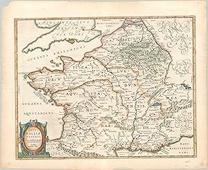 Image du vendeur pour Typus Galliae Veteris - An attractive map of ancient France. mis en vente par Curtis Wright Maps