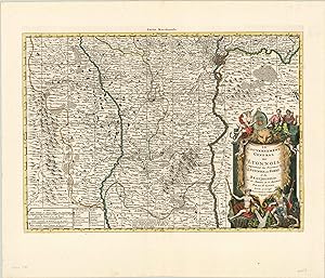 Seller image for Le Gouvernement General du Lyonnois - The Covens & Mortier edition of Sanson's map of the noted food and wine region of Lyon, in France. for sale by Curtis Wright Maps