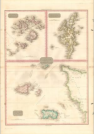 Imagen del vendedor de Remote British Isles Three-part map showing some of the more overlooked elements of the British Empire. a la venta por Curtis Wright Maps