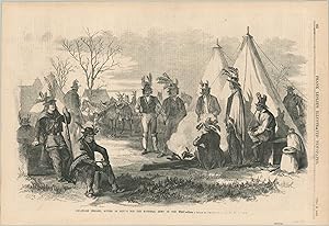Seller image for Delaware Indians, Acting as Scouts for the National Army in the West Well-dressed Delaware scouts of the Union Army. for sale by Curtis Wright Maps