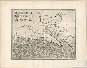 Seller image for Granata Nova et California. The first printed map dedicated to California and the American Southwest. for sale by Curtis Wright Maps