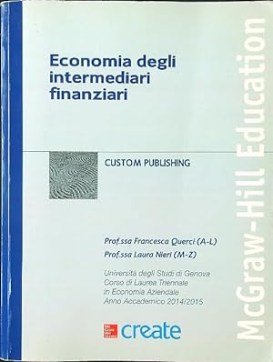 Bild des Verkufers fr Economia degli intermediari finanziari zum Verkauf von Librodifaccia
