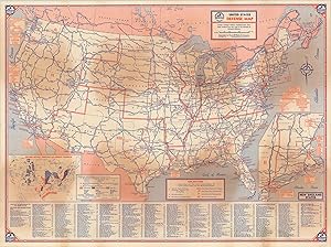 Bild des Verkufers fr United States Defense Map Detailed overview of American defenses in the midst of 1941. zum Verkauf von Curtis Wright Maps