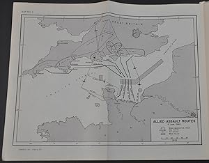 Imagen del vendedor de Utah Beach to Cherbourg - a la venta por Curtis Wright Maps