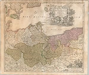 Seller image for Tabula Marchionatus Brandeburgici et Ducatus Pomeraniae The vital core of the Kingdom of Prussia in the mid-18th century. for sale by Curtis Wright Maps