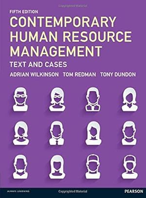 Immagine del venditore per Contemporary Human Resource Management: Text and Cases venduto da WeBuyBooks