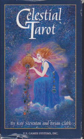 Bild des Verkufers fr Celestial Tarot Deck. 78 Cards. zum Verkauf von Bcher bei den 7 Bergen