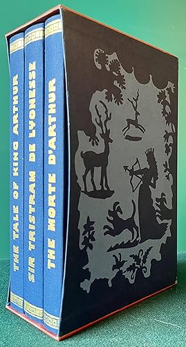Bild des Verkufers fr CHRONICLES OF KING ARTHUR: The Tale Of King Arthur; Sir Tristram De Lyonesse; The Morte D'Arthur (3 Volumes in Slipcase) Lino-Cuts by Edward Bawden zum Verkauf von Chaucer Bookshop ABA ILAB