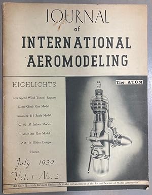 Imagen del vendedor de Journal Of International Aeromodeling July 1939 Vol. 1 No. 2 a la venta por biblioboy