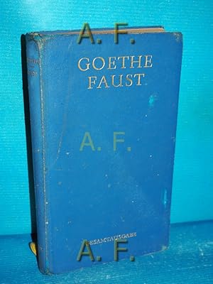 Imagen del vendedor de Goethe - Faust : Gesamtausgabe [Textrevision von Hans Gerhard Grf] a la venta por Antiquarische Fundgrube e.U.