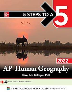 Bild des Verkufers fr 5 Steps to a 5: AP Human Geography 2022 (TEST PREP) zum Verkauf von WeBuyBooks