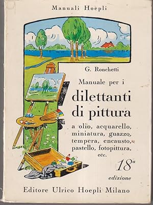 Image du vendeur pour Manuale per i dilettanti di pittura 18 edizione mis en vente par Librodifaccia