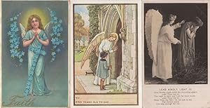 Image du vendeur pour Guardian Angel Five Year Old Child 3x Religious Greeting Postcard s mis en vente par Postcard Finder