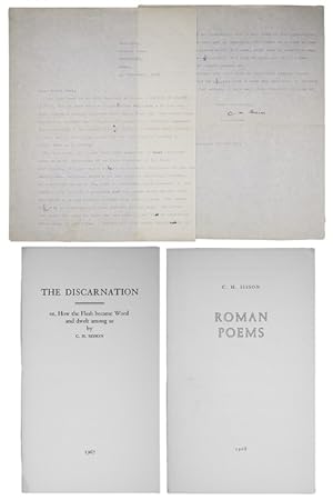Typed Letter Signed; Roman Poems; The Discarnation