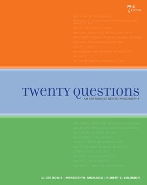 Seller image for Twenty Questions : An Introduction to Philosophy for sale by GreatBookPricesUK