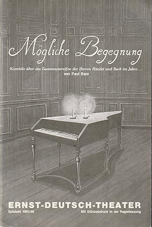 Immagine del venditore per Programmheft Paul Barz MGLICHE BEGEGNUNG Premiere 22. Mai 1986 Spielzeit 1985 / 86 venduto da Programmhefte24 Schauspiel und Musiktheater der letzten 150 Jahre