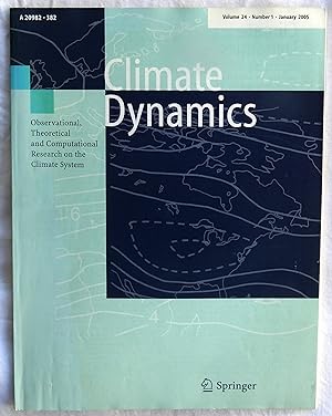 Imagen del vendedor de Climate Dynamics January 2005 Volume 24 Number 1 a la venta por Argyl Houser, Bookseller