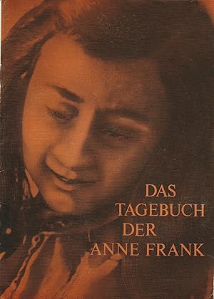 Bild des Verkufers fr Programmheft Goodrich / Hackett DAS TAGEBUCH DER ANNE FRANK zum Verkauf von Programmhefte24 Schauspiel und Musiktheater der letzten 150 Jahre