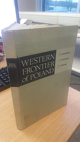 Seller image for Western Frontier of Poland : documents, statements, opinions for sale by LBL Books