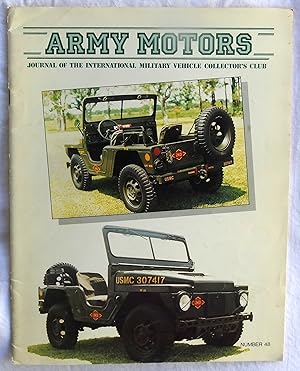 Imagen del vendedor de Army Motors: Journal of the International Military Vehicle Collector's Club Number 48 a la venta por Argyl Houser, Bookseller