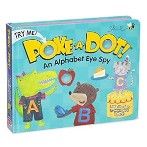 Seller image for Melissa & Doug Children's Book - Poke-a-Dot: An Alphabet Eye Spy (Board Book with Buttons to Pop) - Alphabet Pop It Book, Push Pop Book For Toddlers And Kids Ages 3+ for sale by BuenaWave