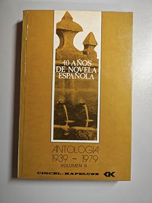 Seller image for 40 aos de novela espaola. for sale by TraperaDeKlaus