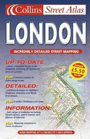 Bild des Verkufers fr London Street Atlas: Small (Collins street atlas) zum Verkauf von WeBuyBooks 2