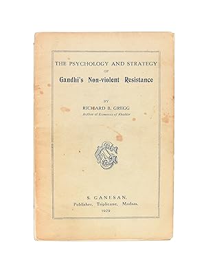 Seller image for The Psychology and Strategy of Gandhi's Non-Violent Resistance for sale by Maggs Bros. Ltd ABA, ILAB, PBFA, BA