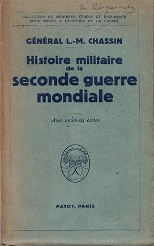 Seller image for HISTOIRE MILITAIRE D ELA SECONDE GUERRE MONDIALE. for sale by Librera Torren de Rueda