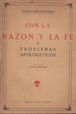 Imagen del vendedor de CON LA RAZN Y LA F O PROBLEMAS APOLOGTICOS a la venta por Librera Torren de Rueda