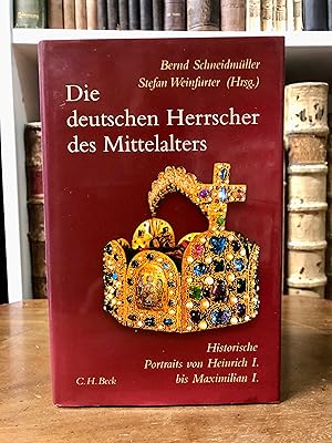 Bild des Verkufers fr Die deutschen Herrscher des Mittelalters . Historische Portraits von Heinrich I. bis Maximilian I. (919 - 1519). zum Verkauf von Antiquariat Seibold